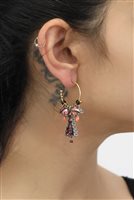 Earrings Ayala Bar Woman Rosy Clay in Metal Alloy Cristallo R2324 - R2324